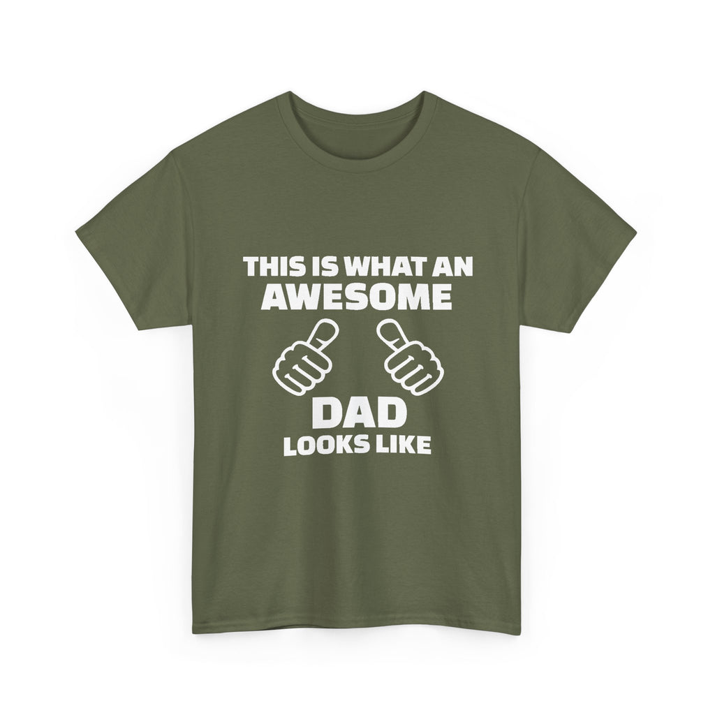 "This Is What An Awesome Dad Looks Like" Father's Day Tee